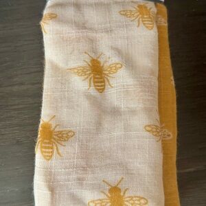 Bee Print Fabric Long Scarf